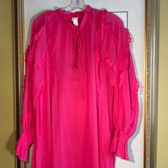 ***NWOT***H&M Chiffon Maxi Dress - Picture 11 of 12